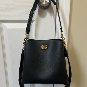 Coach Black + Gold Hardware Crossbody Bag